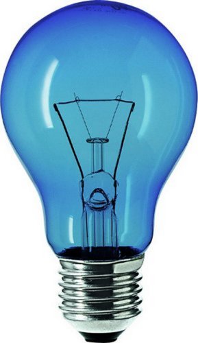 Daglichtlamp 40W E27 230V A60 neodyme bv voor planten (lichtblauw)